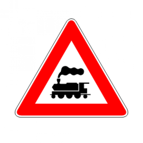 Vendita online di segnale stradale passaggio a livello senza barriere